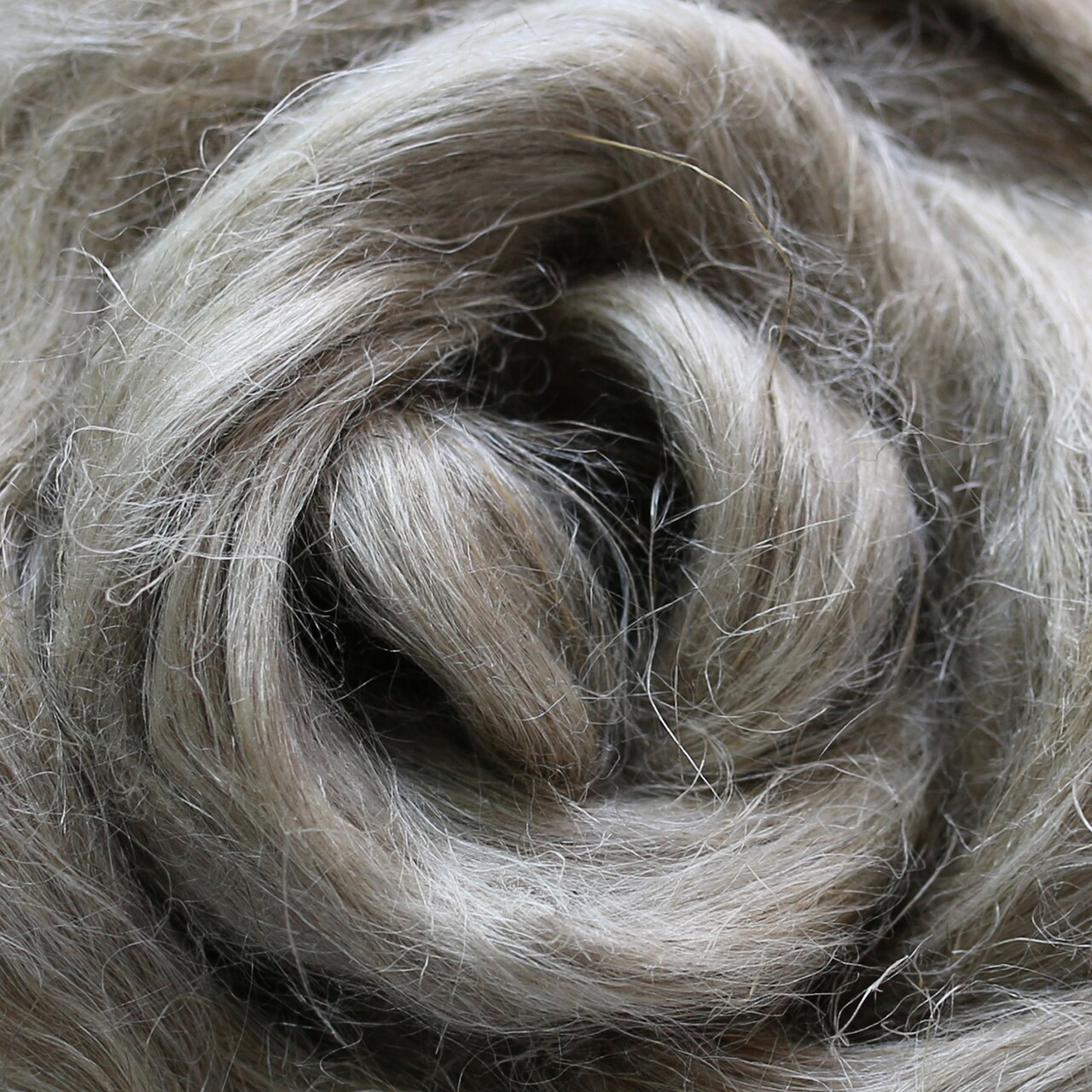 2oz Natural Hemp Fiber: Undyed Combed Top Roving - Dyeing, Spinning, Blending, Felting, Weaving. Plant Based, Eco Friendly, Vegan